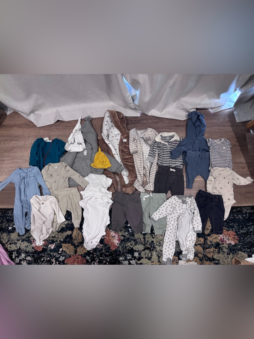 0-3mo Boy Autumn/Winter EUC Lot
